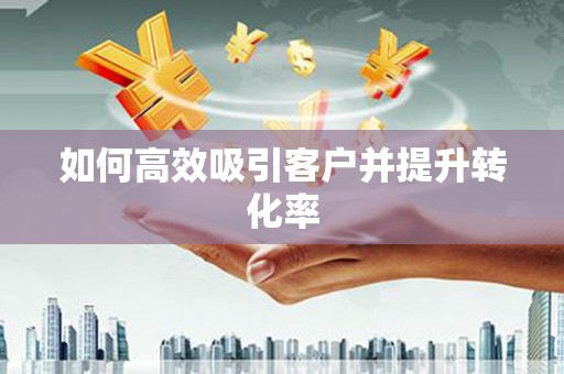 宁蒗如何高效吸引客户并提升转化率