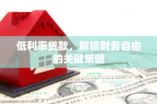 宁蒗低利率贷款，解锁财务自由的关键策略