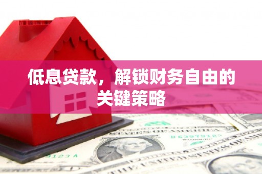 宁蒗低息贷款，解锁财务自由的关键策略