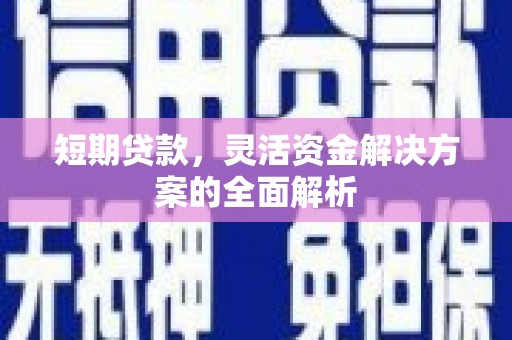 宁蒗短期贷款，灵活资金解决方案的全面解析