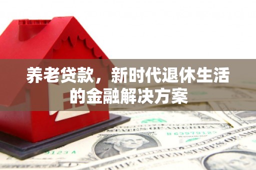 宁蒗养老贷款，新时代退休生活的金融解决方案
