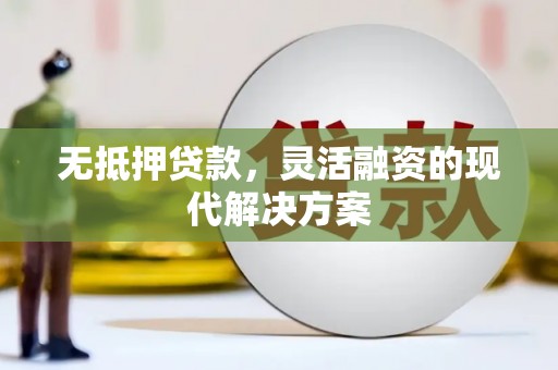 宁蒗无抵押贷款，灵活融资的现代解决方案